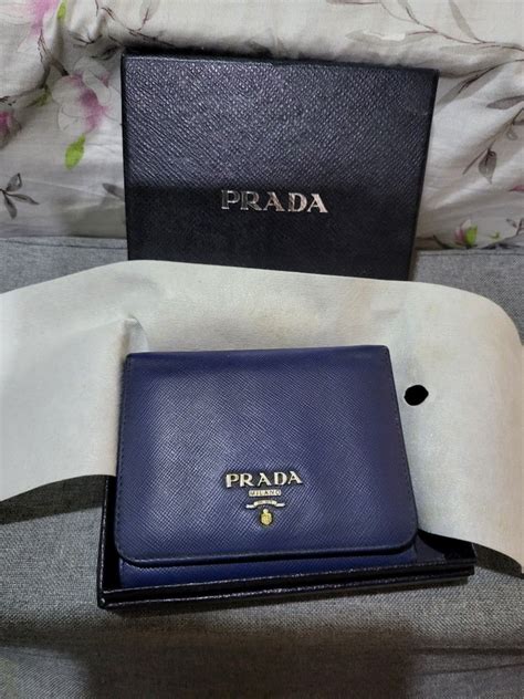 prada tri fold wallet|Prada Tri.